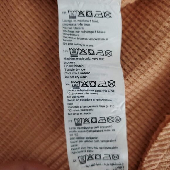 BillaBong Any Day Long Sleeve Henley Waffle Knit Top - Picture 10 of 13